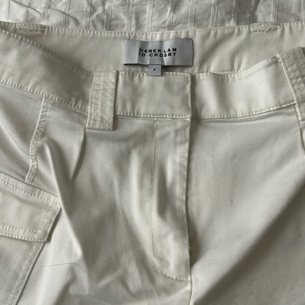 Derek Lam white shorts